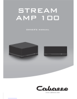Cabasse STREAM-AMP-100 - Owners Manual